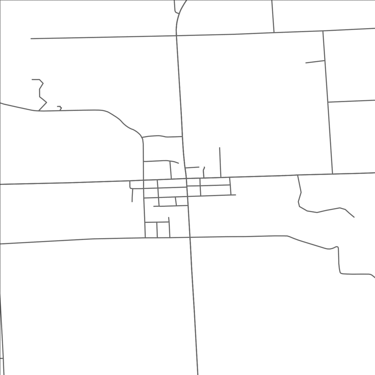 ROAD MAP OF MEMPHIS, MICHIGAN BY MAPBAKES