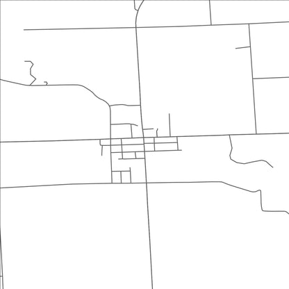 ROAD MAP OF MEMPHIS, MICHIGAN BY MAPBAKES