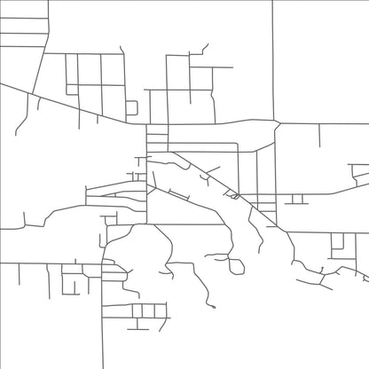 ROAD MAP OF MICHIGAN CENTER, MICHIGAN BY MAPBAKES