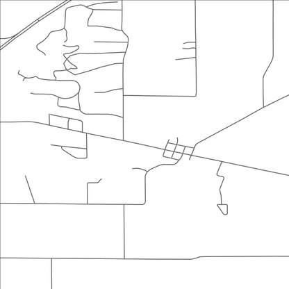 ROAD MAP OF MILLBURG, MICHIGAN BY MAPBAKES