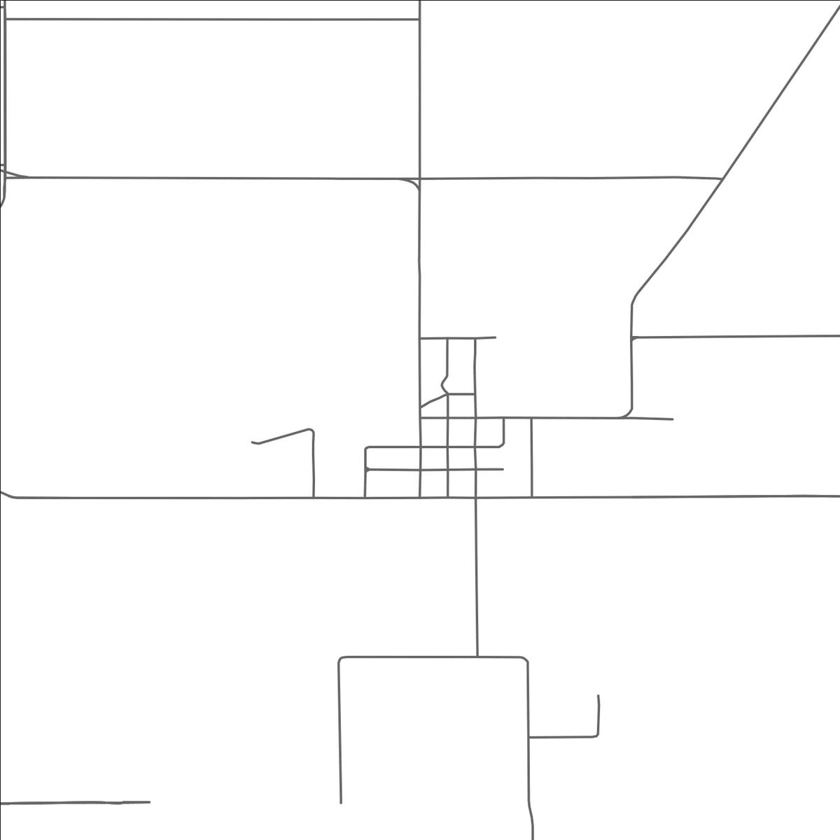ROAD MAP OF MONTGOMERY, MICHIGAN BY MAPBAKES