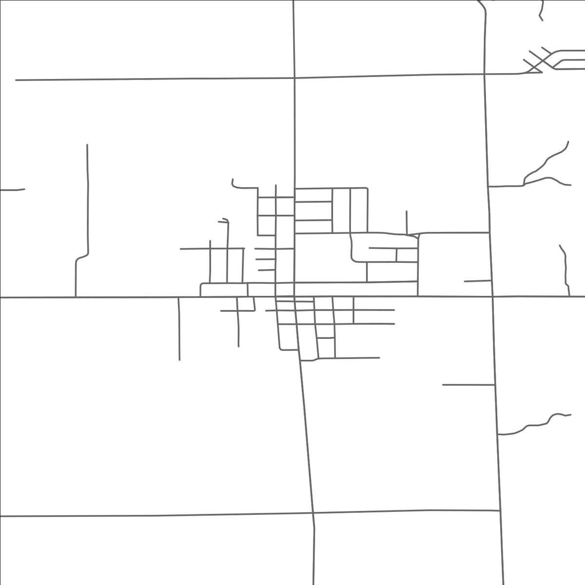 ROAD MAP OF MONTROSE, MICHIGAN BY MAPBAKES