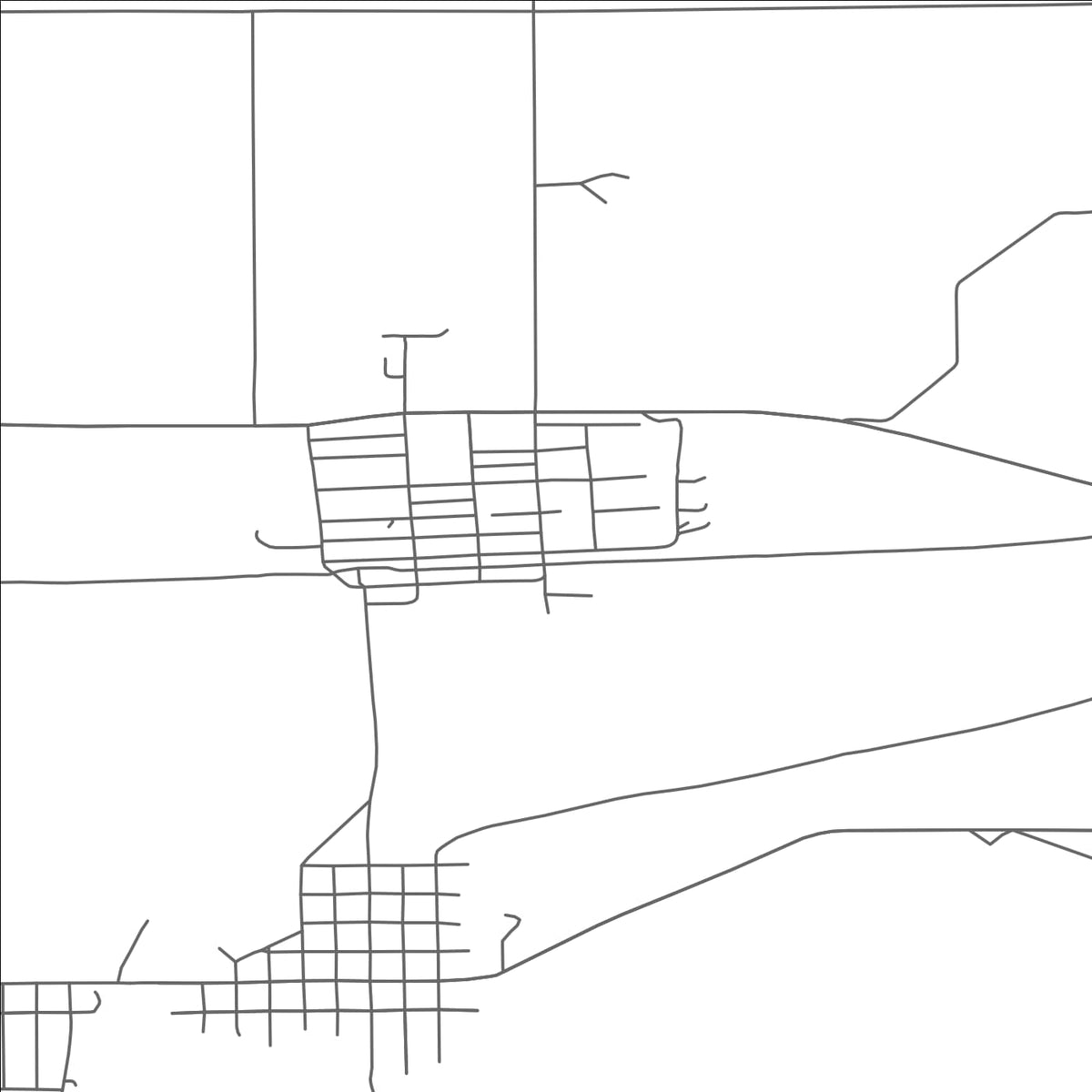 ROAD MAP OF MUIR, MICHIGAN BY MAPBAKES