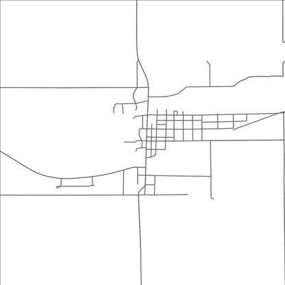 ROAD MAP OF NASHVILLE, MICHIGAN BY MAPBAKES