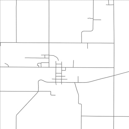 ROAD MAP OF NEW TROY, MICHIGAN BY MAPBAKES