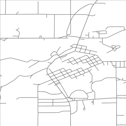 ROAD MAP OF NEWAYGO, MICHIGAN BY MAPBAKES