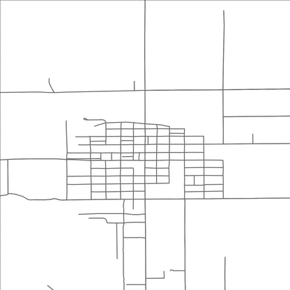 ROAD MAP OF NEWBERRY, MICHIGAN BY MAPBAKES