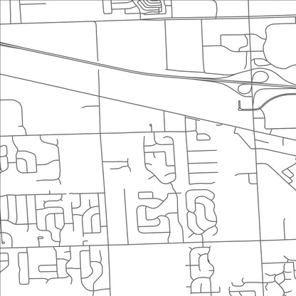 ROAD MAP OF NOVI, MICHIGAN BY MAPBAKES