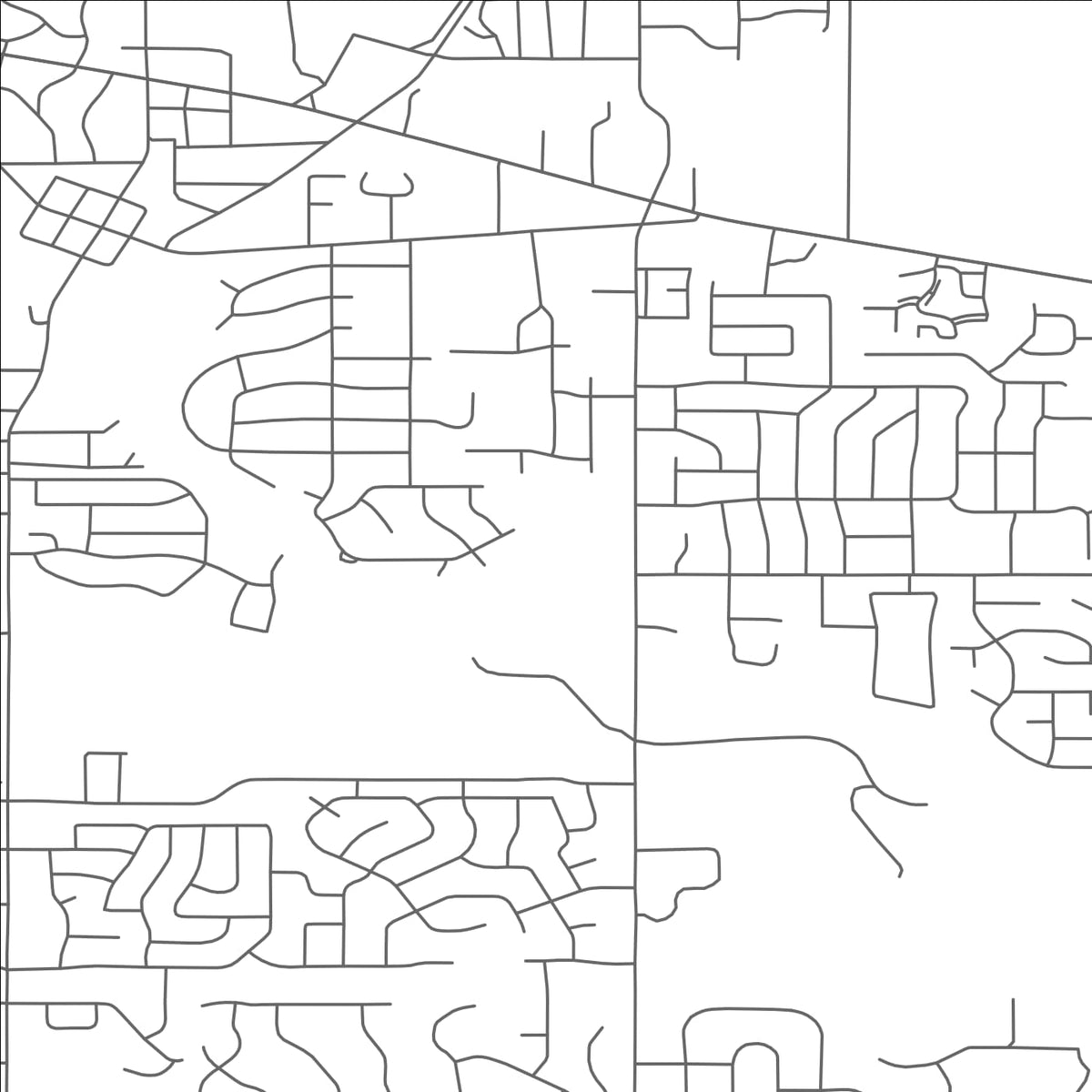 ROAD MAP OF OKEMOS, MICHIGAN BY MAPBAKES