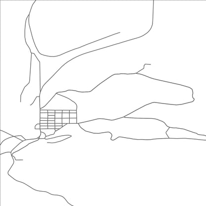 ROAD MAP OF PALMER, MICHIGAN BY MAPBAKES
