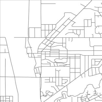 ROAD MAP OF PARCHMENT, MICHIGAN BY MAPBAKES
