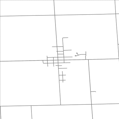 ROAD MAP OF PECK, MICHIGAN BY MAPBAKES