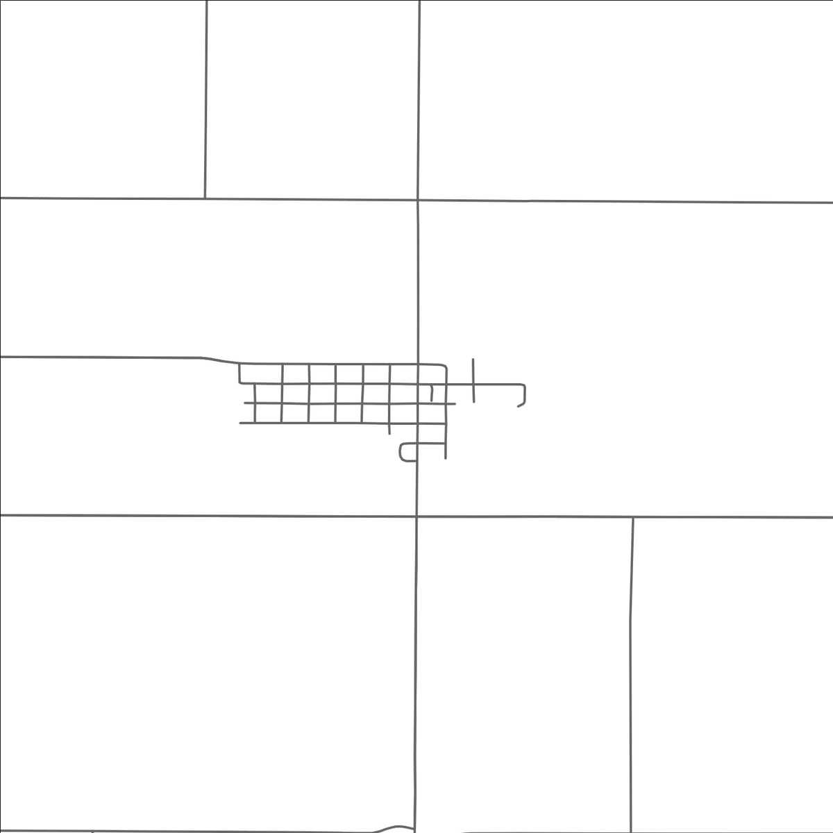 ROAD MAP OF PERRINTON, MICHIGAN BY MAPBAKES