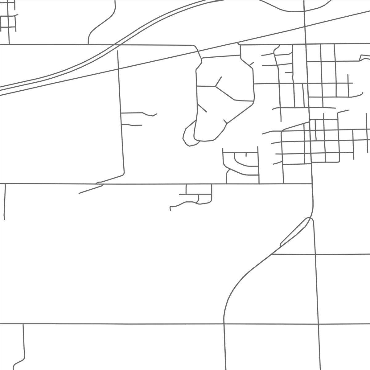 ROAD MAP OF PERRY, MICHIGAN BY MAPBAKES