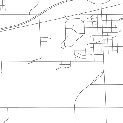 ROAD MAP OF PERRY, MICHIGAN BY MAPBAKES