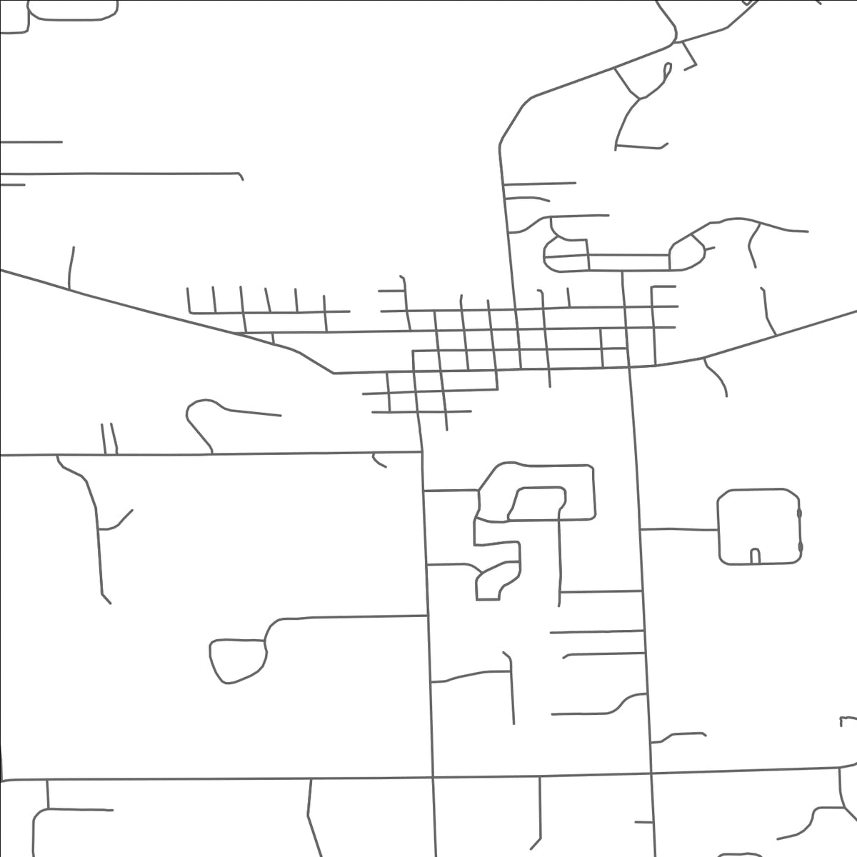ROAD MAP OF PINCKNEY, MICHIGAN BY MAPBAKES