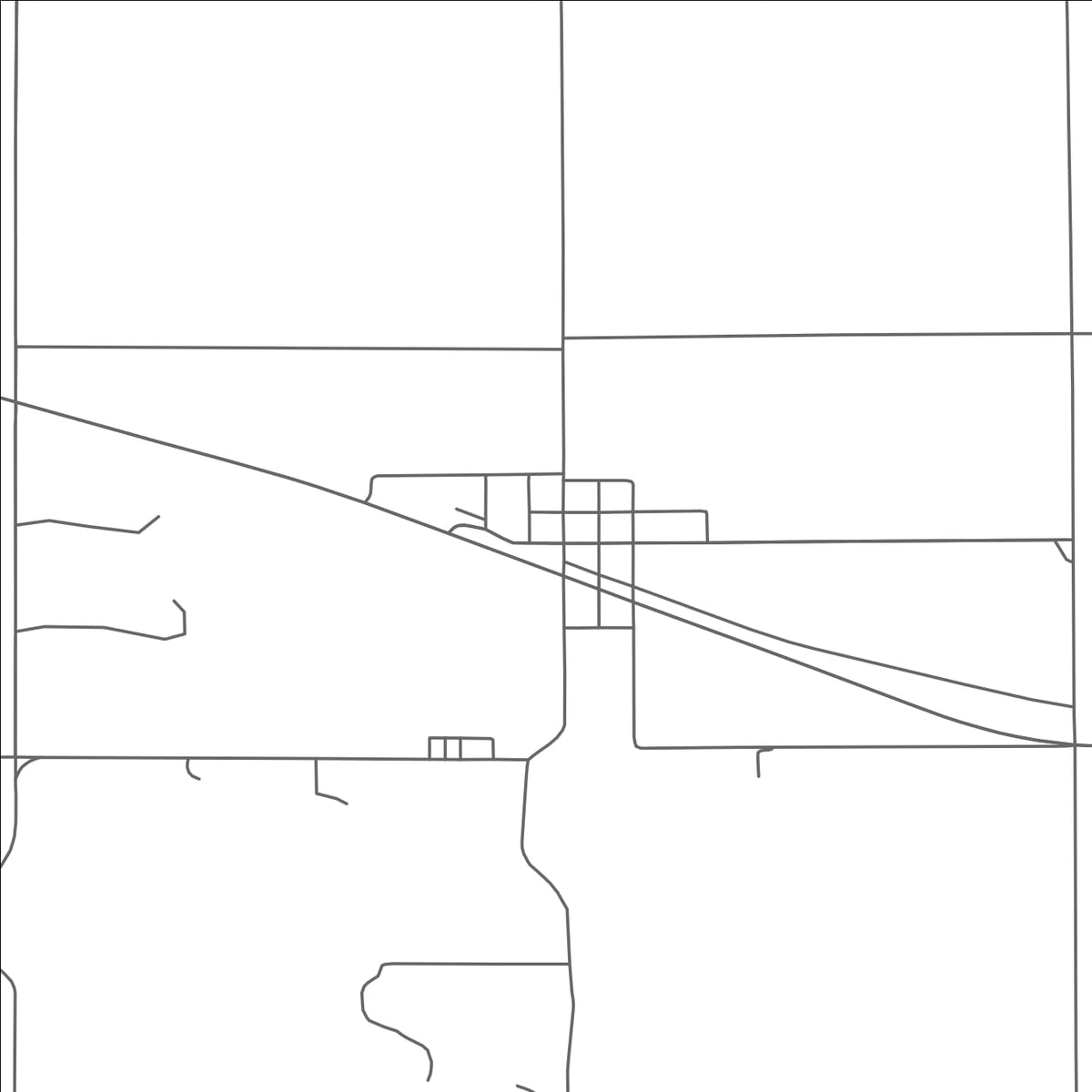 ROAD MAP OF PITTSFORD, MICHIGAN BY MAPBAKES