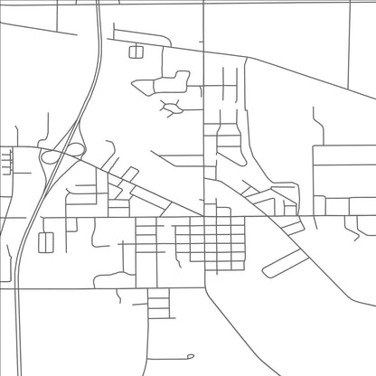 ROAD MAP OF PLAINWELL, MICHIGAN BY MAPBAKES