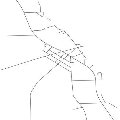 ROAD MAP OF PORT HOPE, MICHIGAN BY MAPBAKES