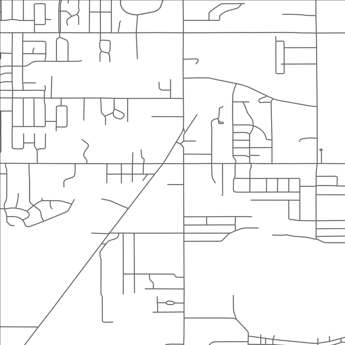 ROAD MAP OF PORTAGE, MICHIGAN BY MAPBAKES