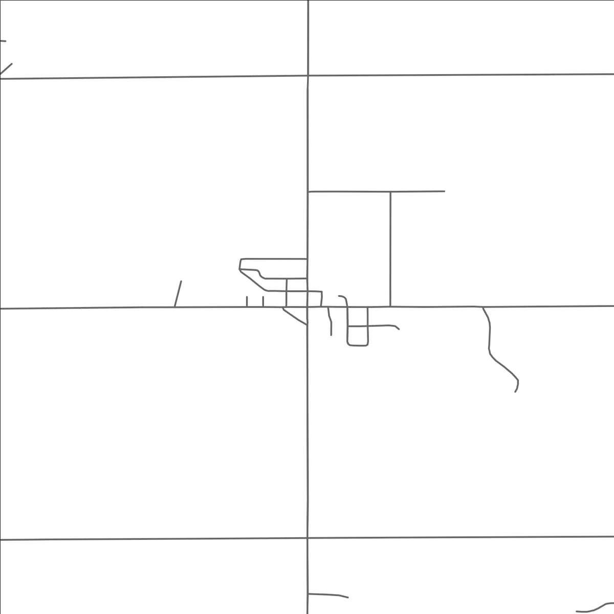 ROAD MAP OF POSEN, MICHIGAN BY MAPBAKES