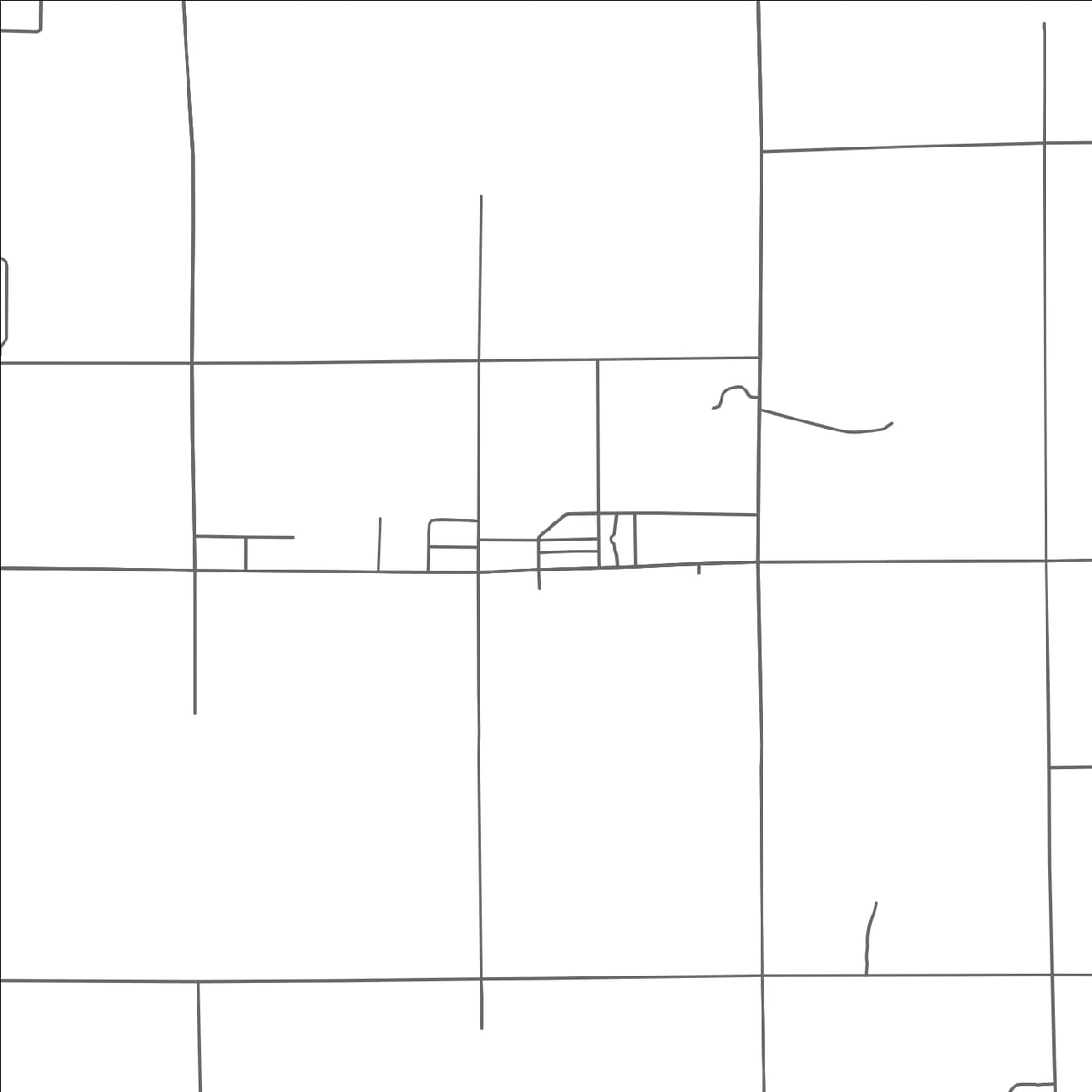 ROAD MAP OF PRESCOTT, MICHIGAN BY MAPBAKES