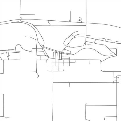 ROAD MAP OF RAMSAY, MICHIGAN BY MAPBAKES