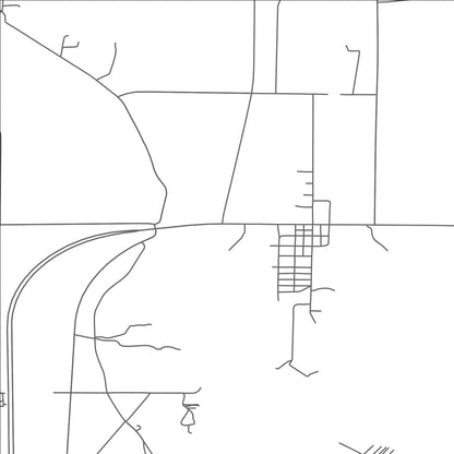 ROAD MAP OF RAPID RIVER, MICHIGAN BY MAPBAKES