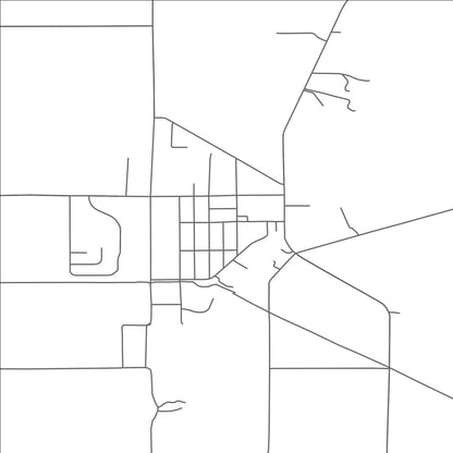 ROAD MAP OF RAVENNA, MICHIGAN BY MAPBAKES
