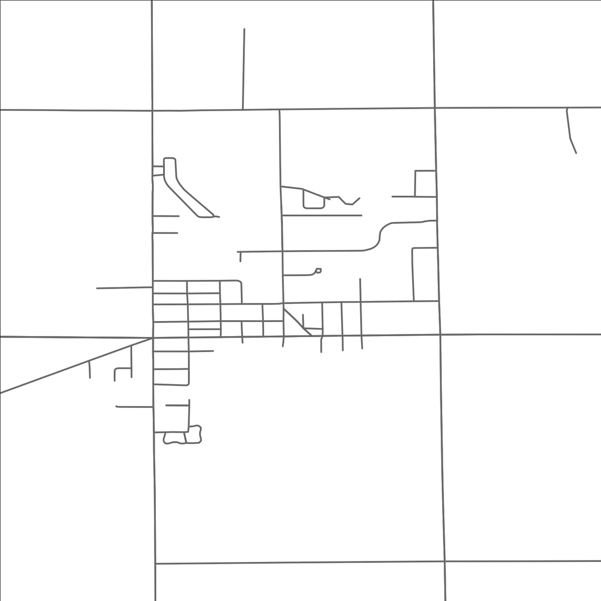 ROAD MAP OF REESE, MICHIGAN BY MAPBAKES