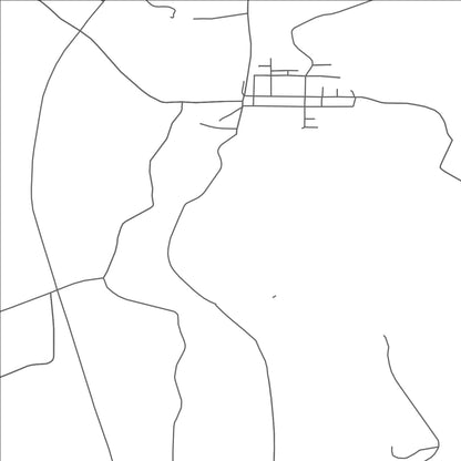 ROAD MAP OF REPUBLIC, MICHIGAN BY MAPBAKES