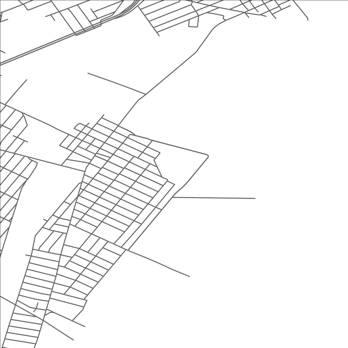 ROAD MAP OF RIVER ROUGE, MICHIGAN BY MAPBAKES