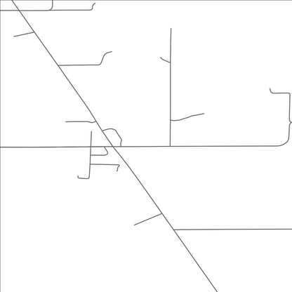ROAD MAP OF ROCK, MICHIGAN BY MAPBAKES