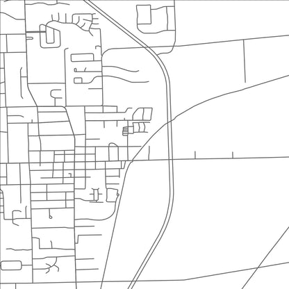 ROAD MAP OF ROMEO, MICHIGAN BY MAPBAKES