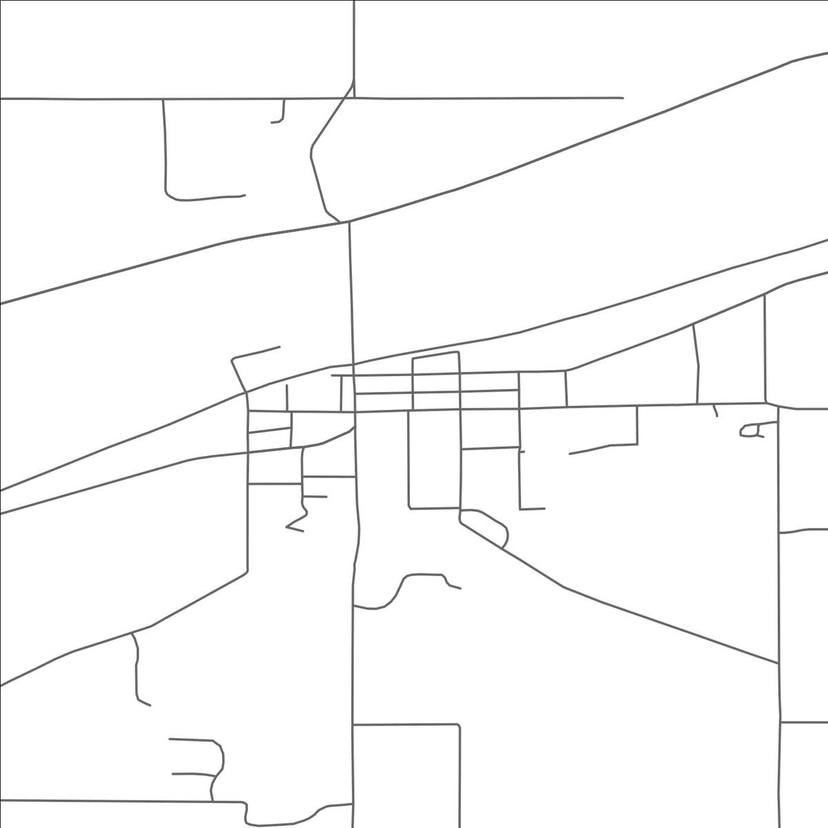 ROAD MAP OF SARANAC, MICHIGAN BY MAPBAKES
