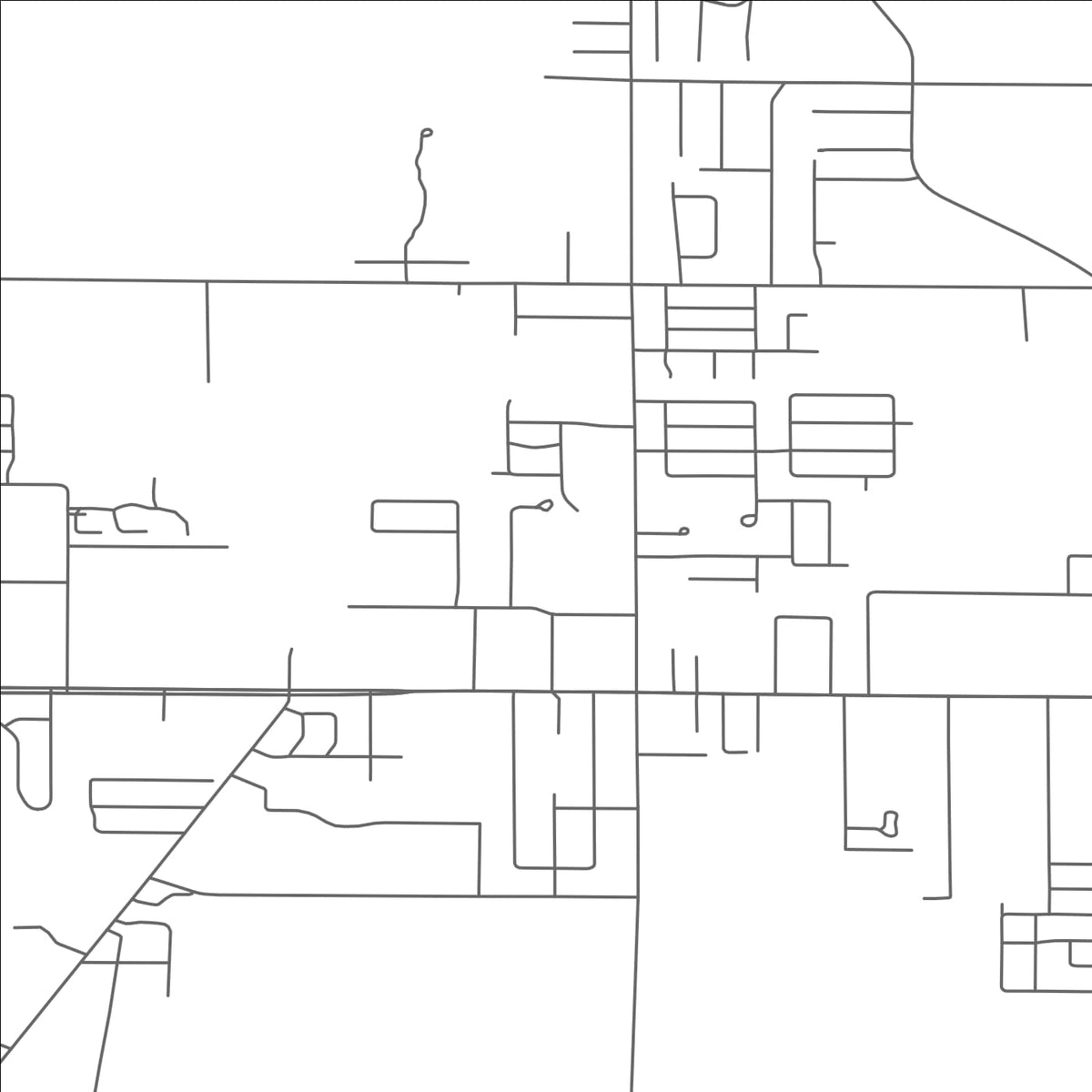 ROAD MAP OF SHIELDS, MICHIGAN BY MAPBAKES
