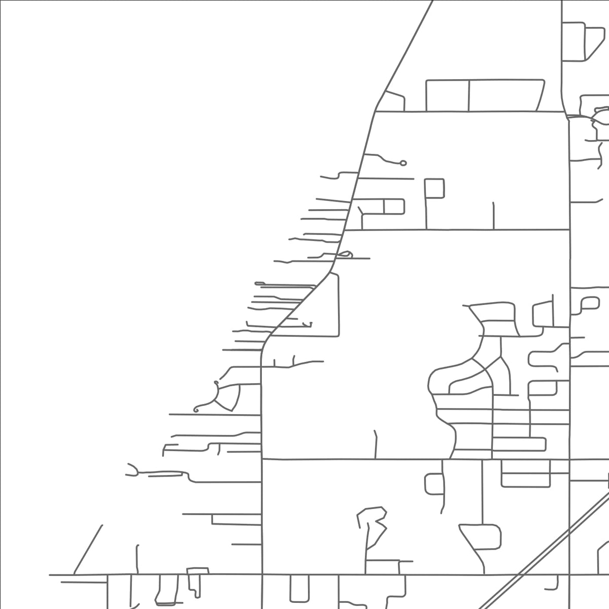 ROAD MAP OF SHOREHAM, MICHIGAN BY MAPBAKES