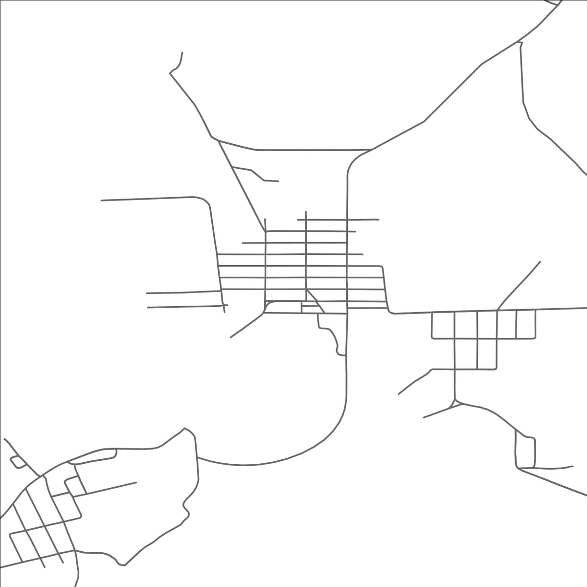 ROAD MAP OF SOUTH RANGE, MICHIGAN BY MAPBAKES