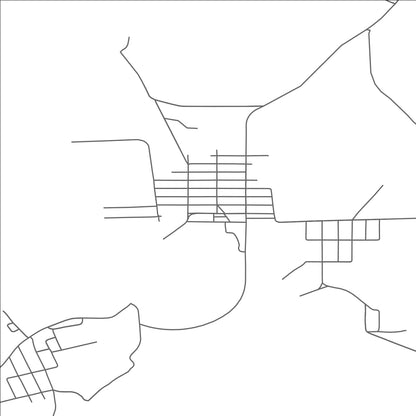 ROAD MAP OF SOUTH RANGE, MICHIGAN BY MAPBAKES