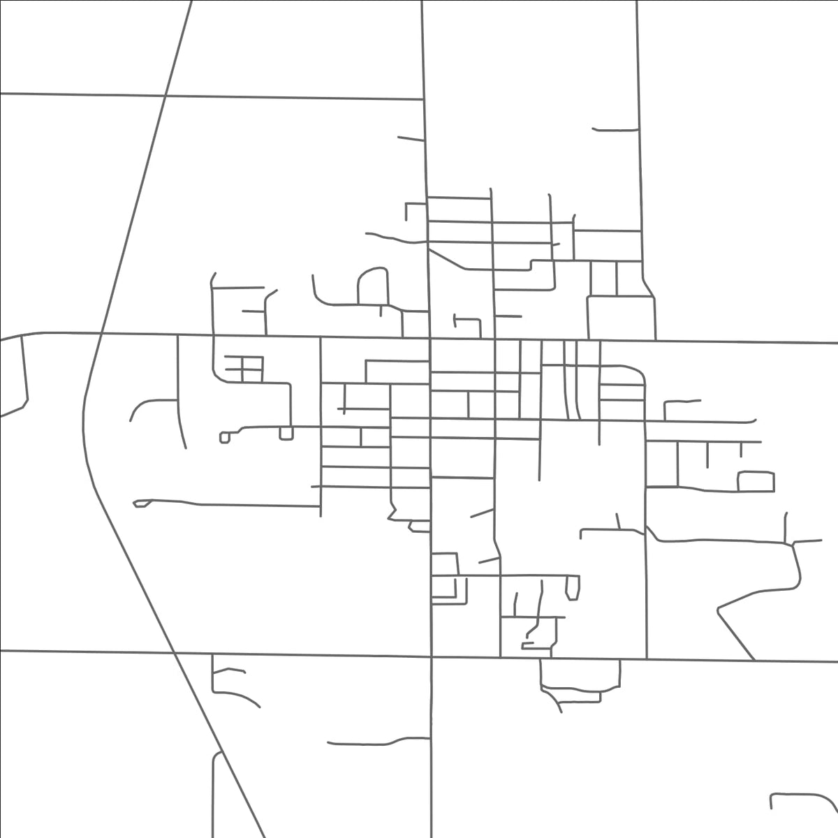ROAD MAP OF SPARTA, MICHIGAN BY MAPBAKES