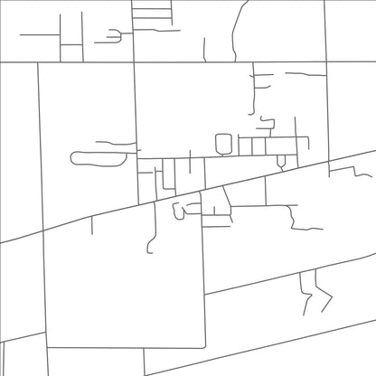 ROAD MAP OF SPRING ARBOR, MICHIGAN BY MAPBAKES