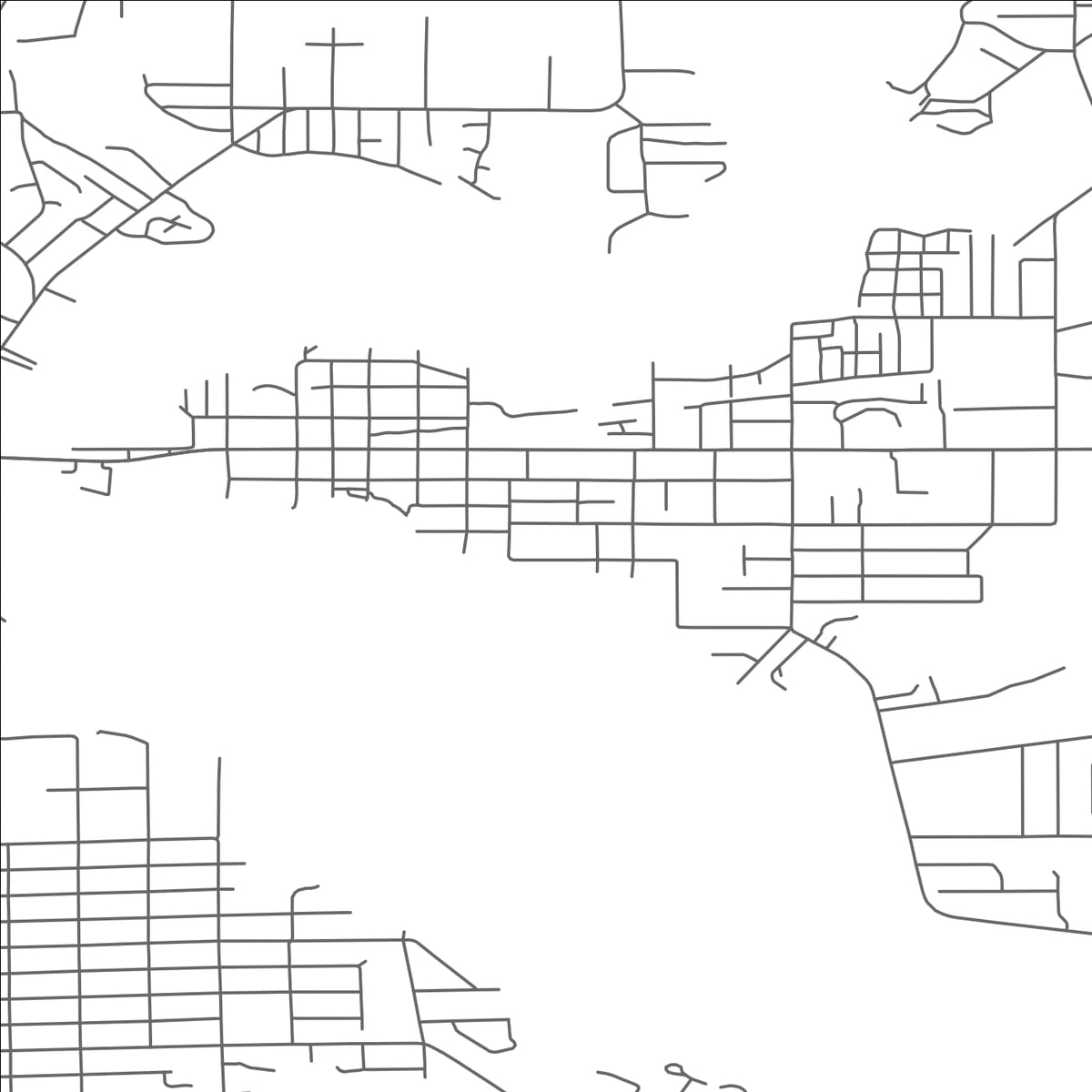 ROAD MAP OF SPRING LAKE, MICHIGAN BY MAPBAKES