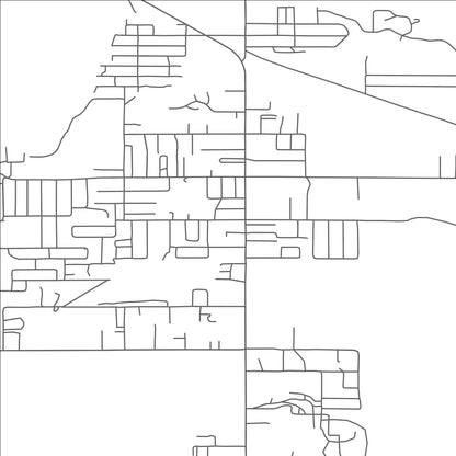 ROAD MAP OF ST. HELEN, MICHIGAN BY MAPBAKES