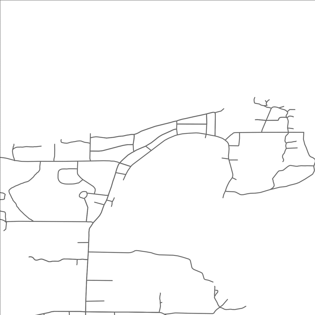 ROAD MAP OF ST. JAMES, MICHIGAN BY MAPBAKES