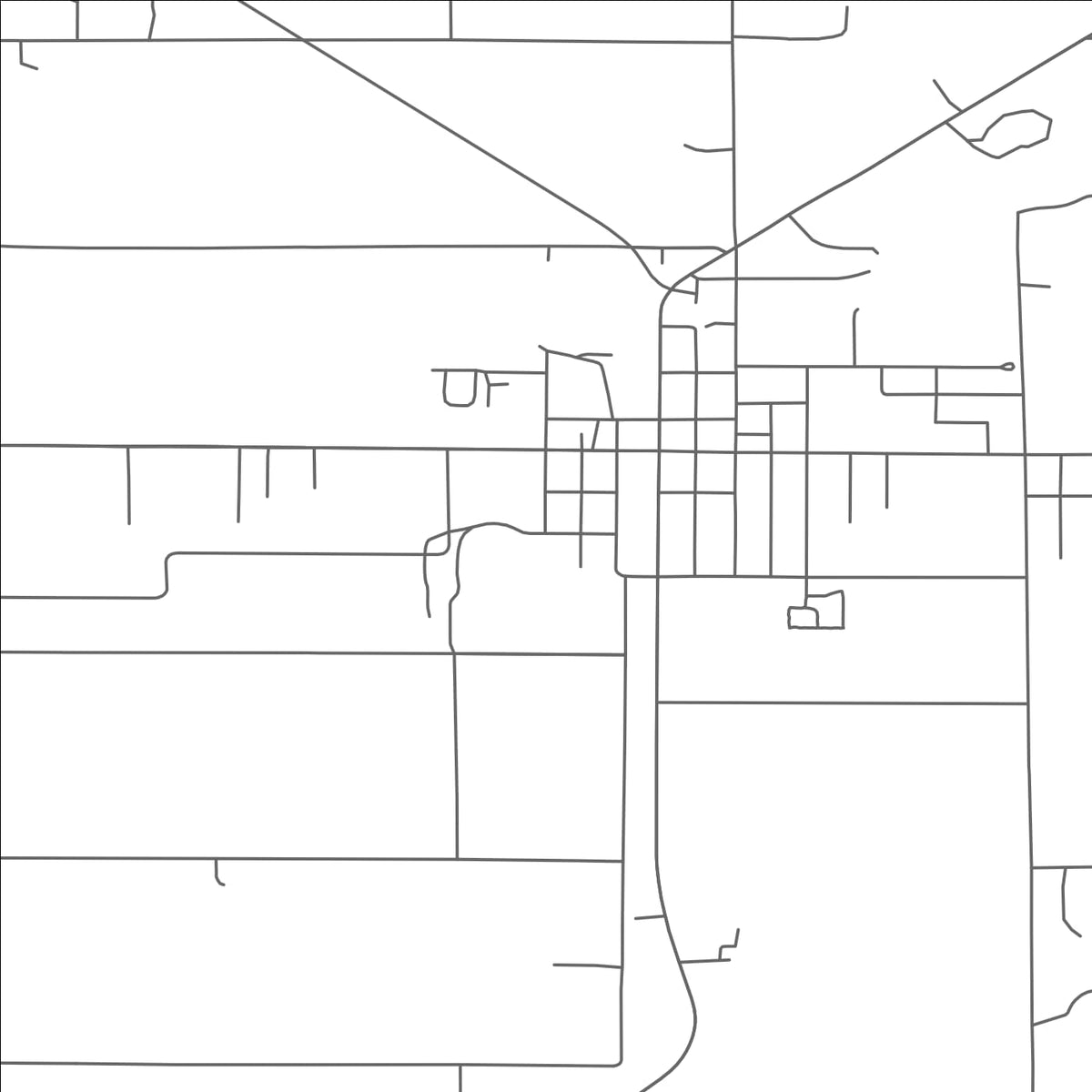 ROAD MAP OF STANDISH, MICHIGAN BY MAPBAKES