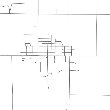 ROAD MAP OF STANTON, MICHIGAN BY MAPBAKES