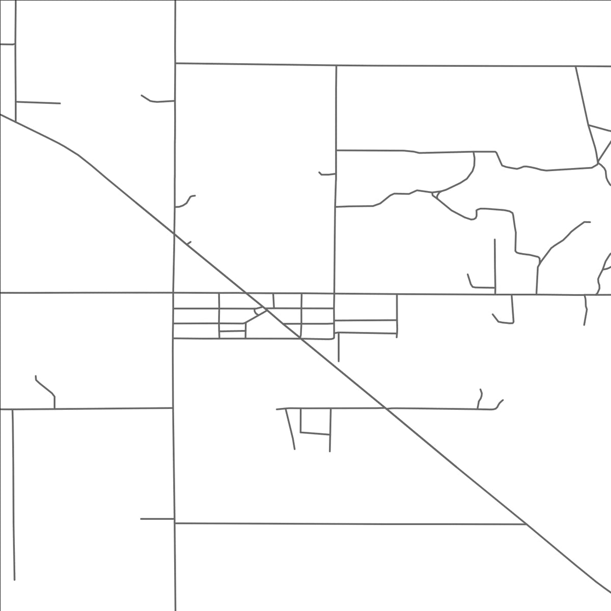 ROAD MAP OF STERLING, MICHIGAN BY MAPBAKES