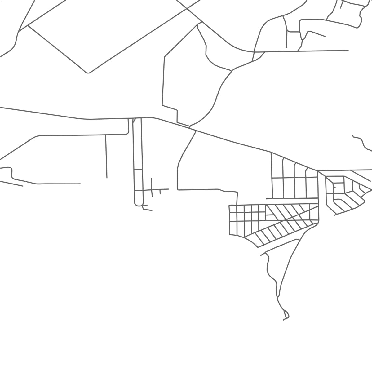 ROAD MAP OF STONY POINT, MICHIGAN BY MAPBAKES