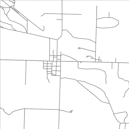 ROAD MAP OF TOWER, MICHIGAN BY MAPBAKES