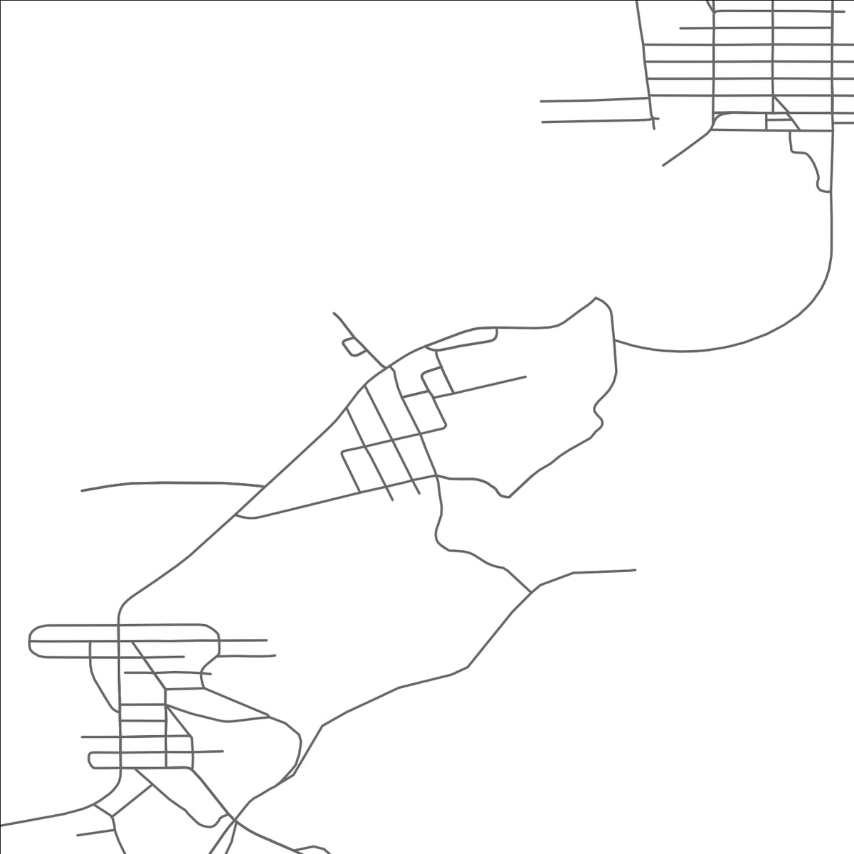 ROAD MAP OF TRIMOUNTAIN, MICHIGAN BY MAPBAKES